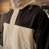 IMG_2169 Campera Quiksilver Bicolor Beige & Negro