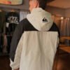 IMG_2176 Campera Quiksilver Bicolor Beige & Negro